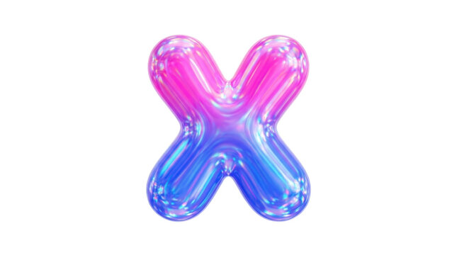 Dynamic colorful x shape design abstract art digital creation modern environment