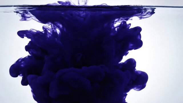 Stylized liquid splash spreading like ink in water, forming organic transition wipe. Smooth fluid simulation, soft edges, alpha transparency, abstract water motion, elegant cinematic lighting, seamles