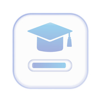 Graduation Cap E Learning Education UI Icon