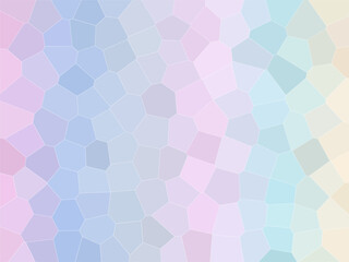 Fototapeta premium Abstract Voronoi Stained Glass Digital Illustration
