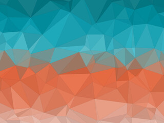 Fototapeta premium Modern Polygon Mesh Abstract Vector Art Background