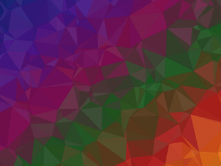 Obraz premium Low Poly Geometric Triangle Abstract Colorful Background