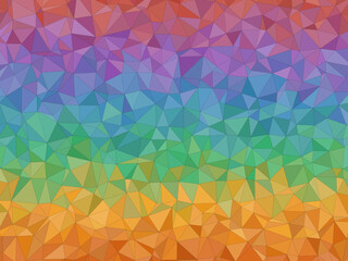Fototapeta premium Low Poly Geometric Triangle Abstract Colorful Background