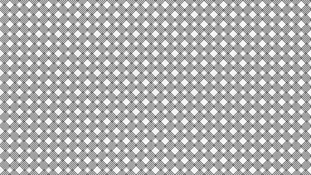 An intricate woven geometric pattern formed by the dense intersection of parallel diagonal lines running in opposing directions, creating a precise and textured diamond crosshatch design.