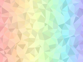 Fototapeta premium Geometric Crystal Grid Vibrant Triangulation Backdrop