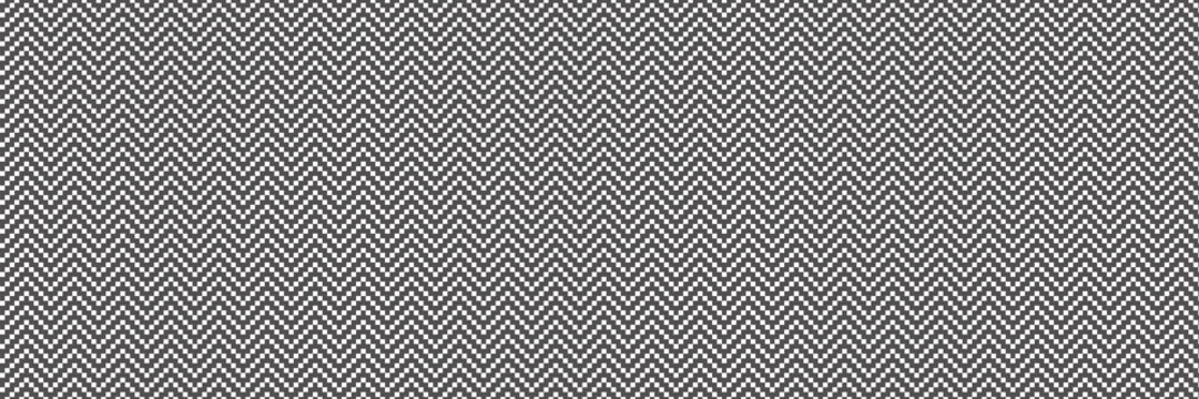 Gray and white herringbone pattern fabric texture