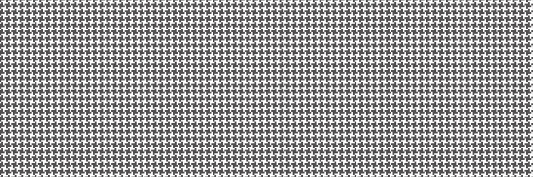 Gray and white seamless houndstooth pattern fabric texture