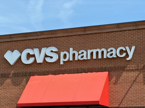 CVS Pharmacy drugstore chain sign