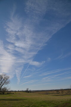 Contrails and Clouds