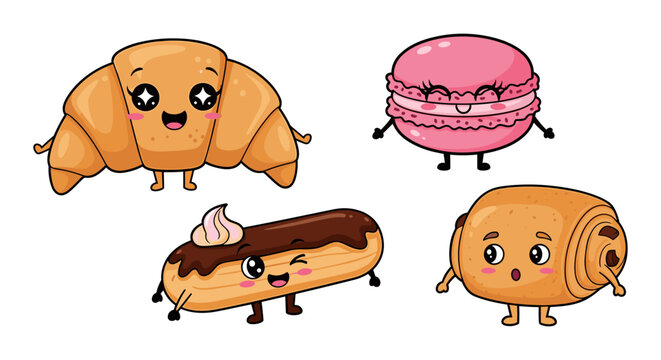 Cute Kawaii Pastries Collection