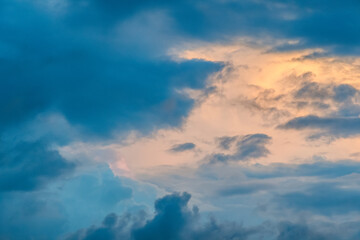 Obraz premium Sunset storm clouds