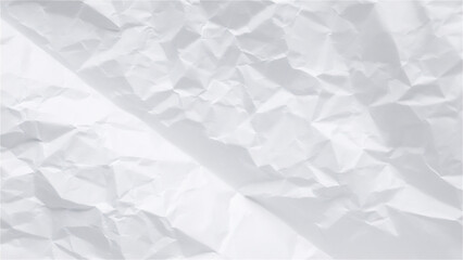 Obraz premium Crumpled White Paper Texture Background