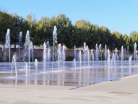 fountain in the park