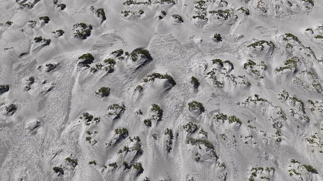 Estero Coyote Punta Abreojos Baja California Sur Mexico Coastal Lagoon Aerial 4K