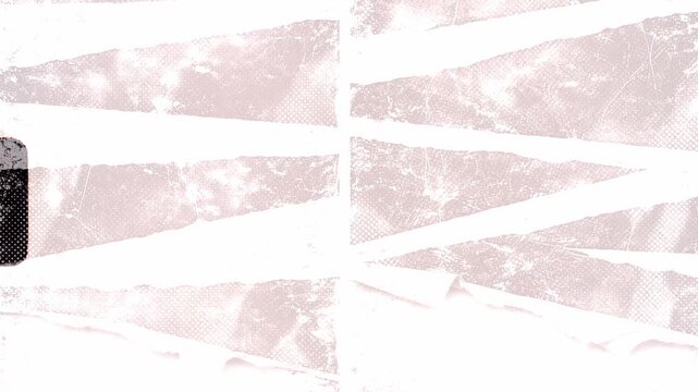 Abstract grunge halftone film strip loop animation