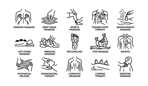 Various massage techniques: types and therapeutic benefits explained