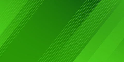 Obraz premium Abstract green sporty background template vector with shiny lines and lights. Green background with strong pattern design.Eps10 vector
