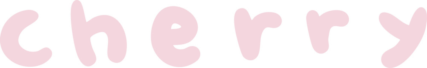 Obraz premium Cute Cherry Blossom Clipart Set