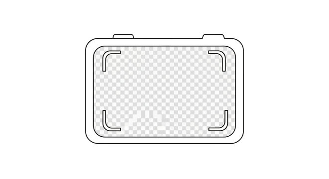 Simple Metal Lunch Box.