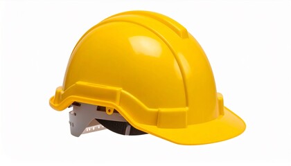 Fototapeta premium Yellow Hard Hat Safety Helmet.