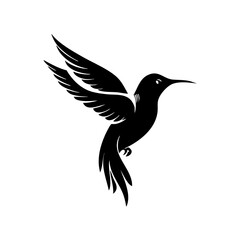 Naklejka premium Humming bird Logo