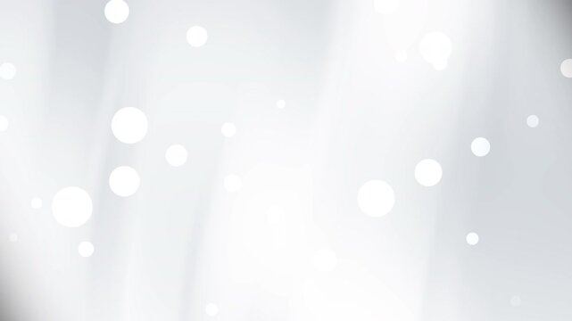 animated white and grey gradient background bokeh lights add a touch of elegance and whimsy to any project. Ideal for backgrounds, presentations, web design. 