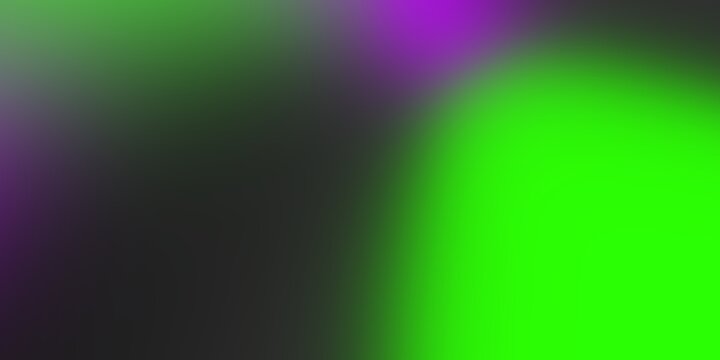Abstract vibrant neon green and dark purple gradient background with smooth color transition for modern graphic design wallpaper or screen saver