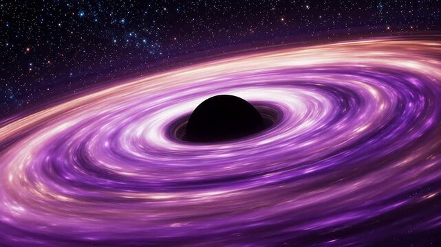Black hole with swirling accretion disk