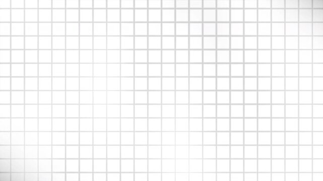 Minimal white grid background with soft shadow lines forming a clean geometric pattern.