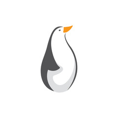 Fototapeta premium Stylized Penguin Illustration Icon