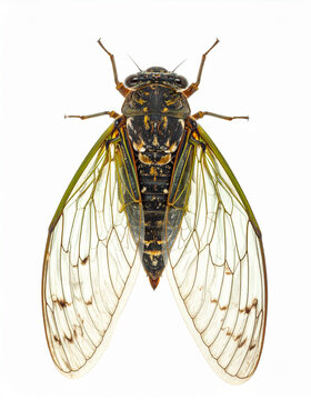 fly isolated on white background