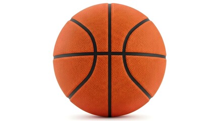 Fototapeta premium basketball ball isolated on white