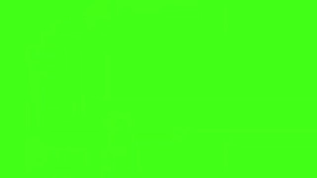 Hand drawn liquid splash animation on green screen with 2d fluid motion and orange water effects