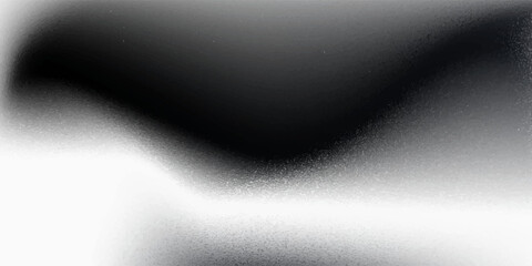 Black dark gray silver white wave abstract background for design. Light wave, wavy line. Ombre gradient. Noise rough grungy grain brushed metal metallic effect.eps10 © Ariel
