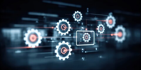 Obraz premium Constant assistance and system management provide a service solution with local client support.