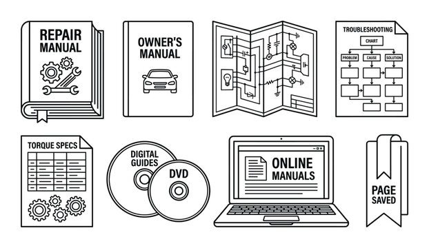 Car repair and maintenance manuals, troubleshooting guides and torque specs