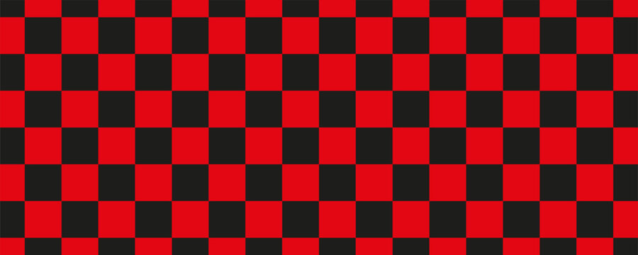 Vector. Seamless coarse red checkered vector plaid fabric pattern texture. Modified stripes consisting of crossed horizontal and vertical lines forming squares.modern ilustrasion,Eps.10