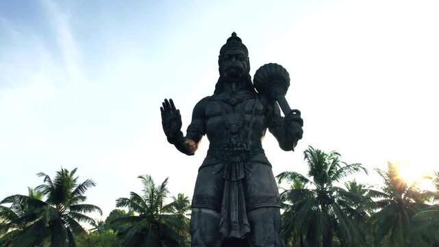 Lord Hanuman Statue, Prasanna Anjaneya Temple, Kundapura
