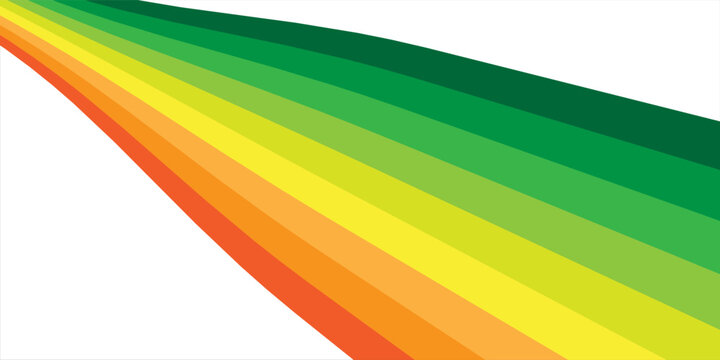 abstract wavy stripes with the colors of Paris Olympics games 2026 . vector illustration