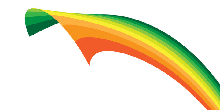 abstract wavy stripes with the colors of Paris Olympics games 2026 . vector illustration