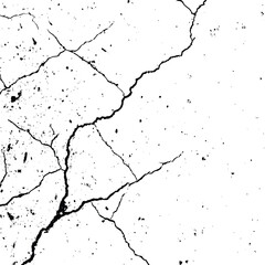 Obraz premium Fractured earth reveals ancient cracks and patterns beneath a stark, monochrome surface landscape