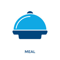 Fototapeta premium Meal Icon Dual Tone Style. Vector Illustration For Graphic Design