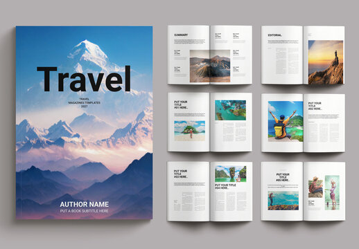 Travel Magazine Template