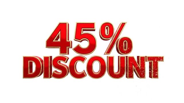Amazing 45 Discount Offer - Grab Your Deals Now.