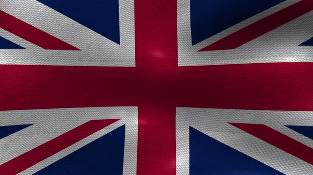 United Kingdom UK British Flag Textured Background Waving
