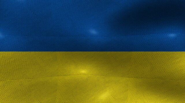 Ukraine Ukrainian Flag Textured Background Waving