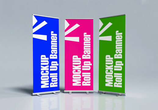 Roll Up Banner Mockup