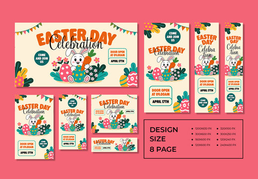 Easter Day Web Banner Set