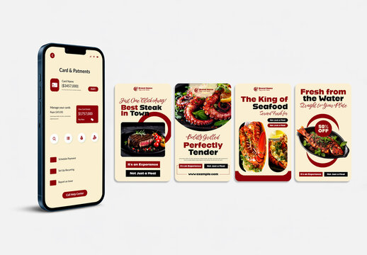Mobile App and Social Media Mockup