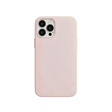 Pink iphone case isolated on transparent background